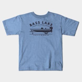 BASS LAKE SIERRA NATIONAL FOREST Kids T-Shirt